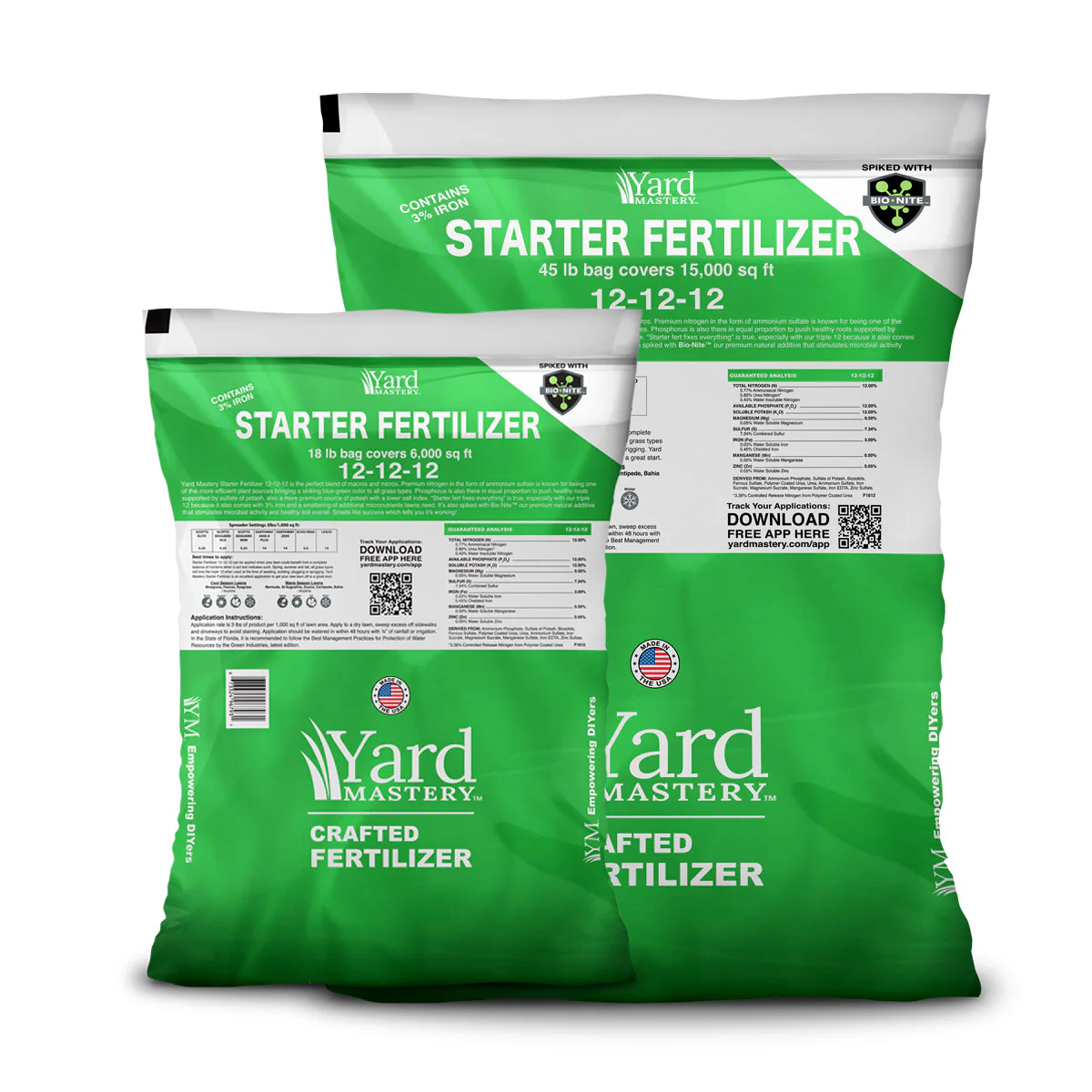 12-12-12 Starter Fertilizer 3% Iron - Bio-Nite - Granular Lawn Fertilizer - Image 3