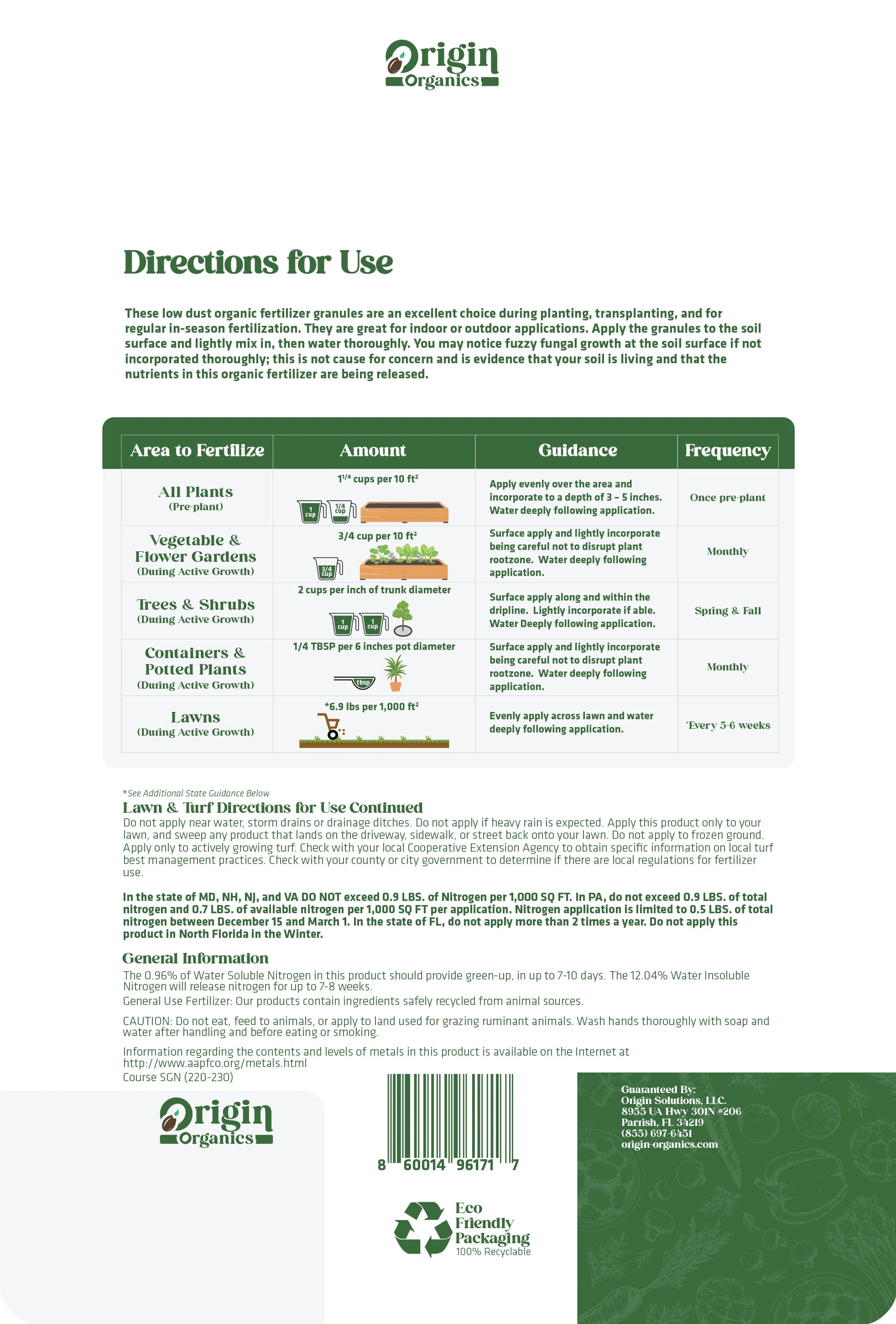 13-0-0 Organic Steady Release Nitrogen Fertilizer - Image 3