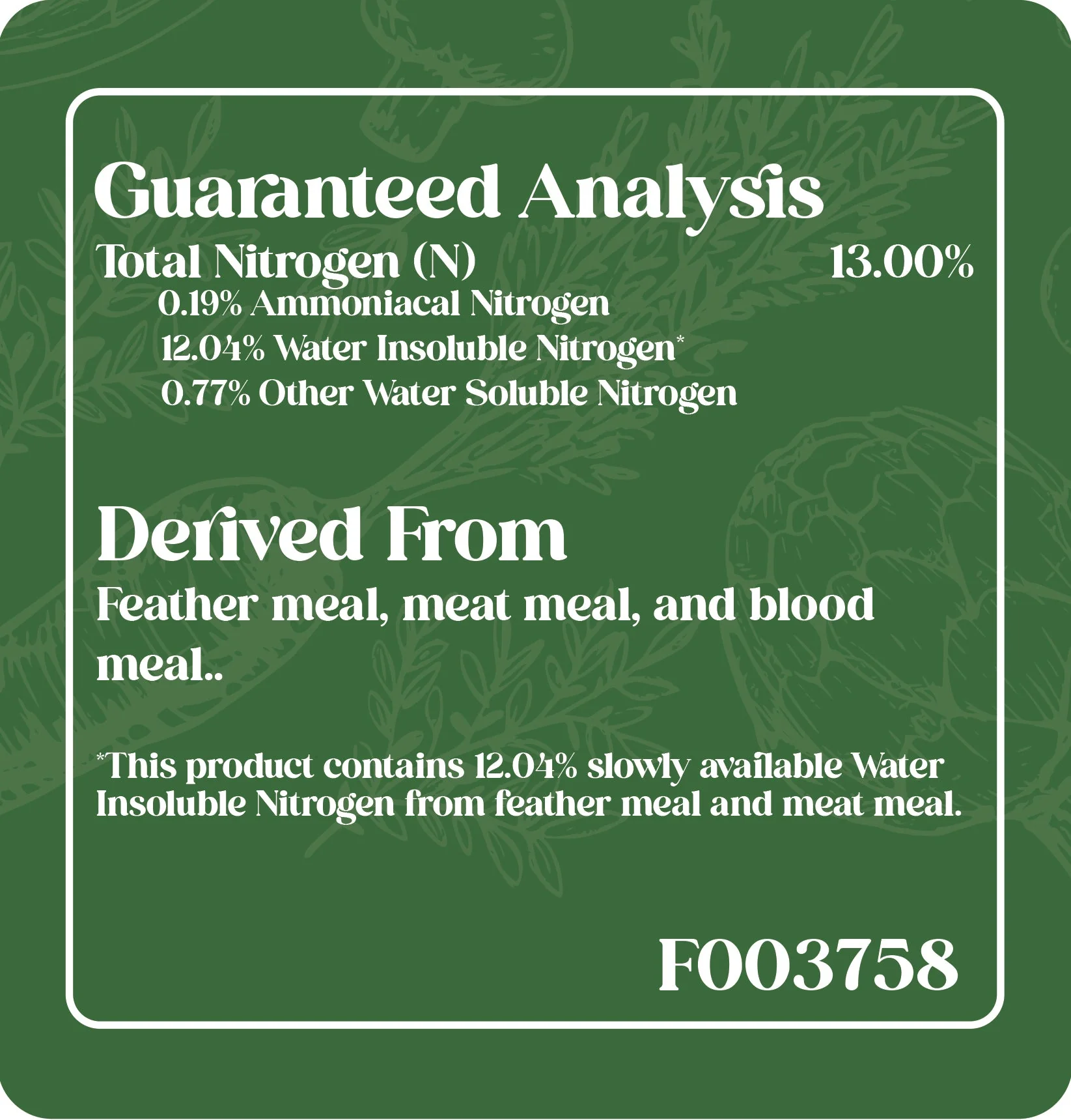 13-0-0 Organic Steady Release Nitrogen Fertilizer - Image 5