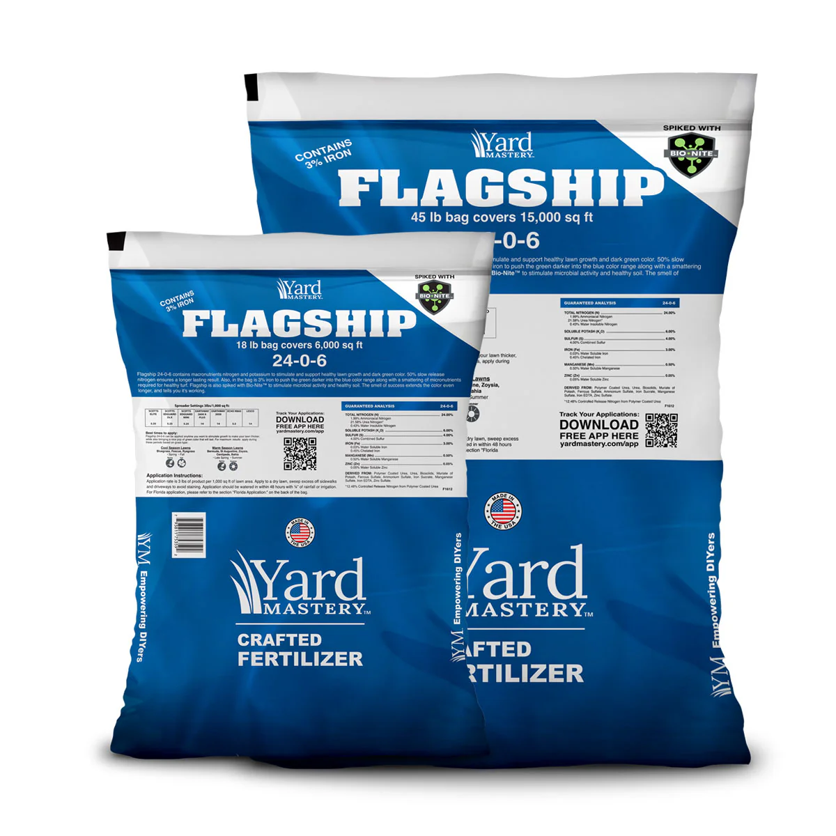 24-0-6 Flagship Fertilizer 3% Iron - Bio-Nite - Granular Lawn Fertilizer - Image 3