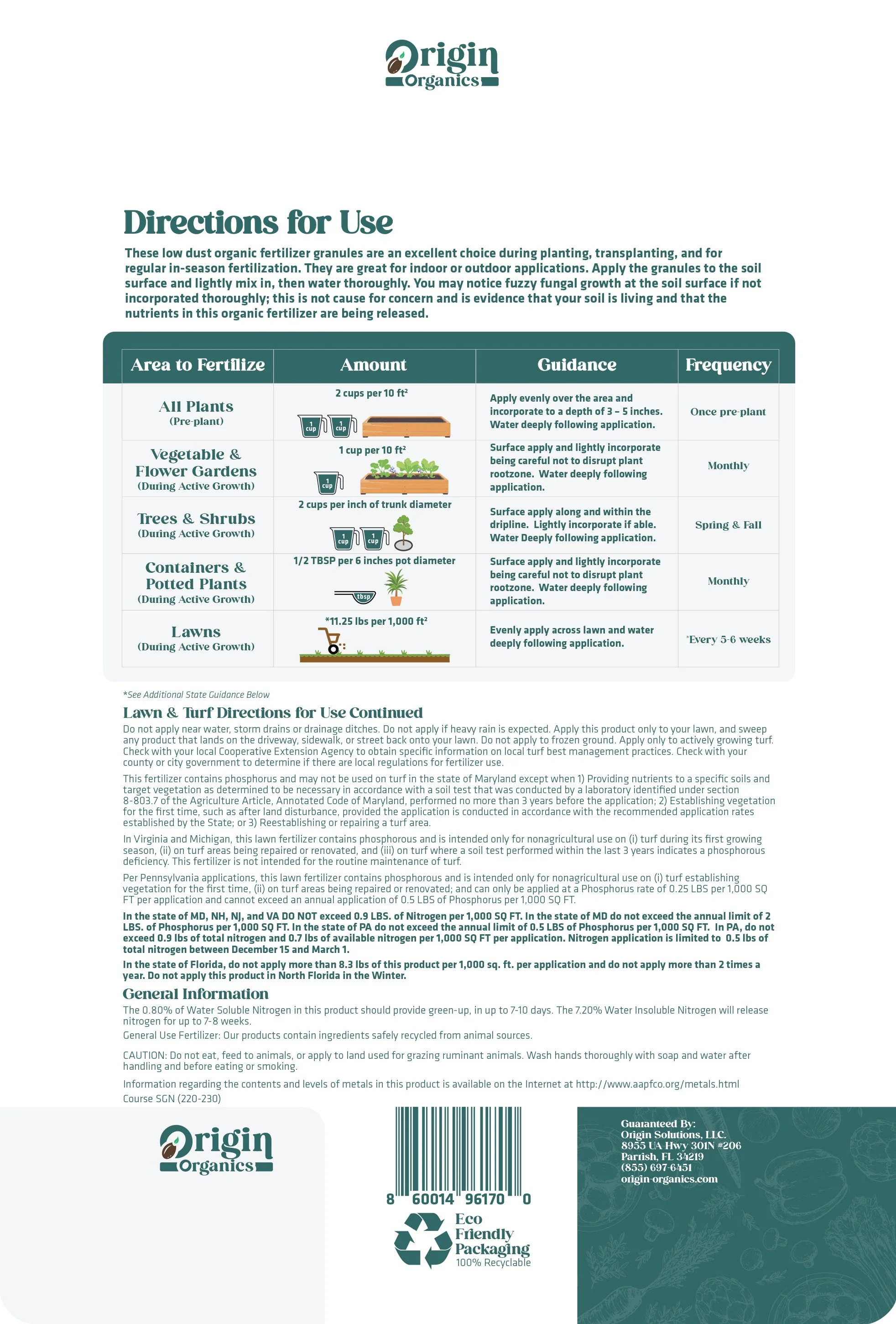 8-3-5 Organic All Purpose Fertilizer - Image 3